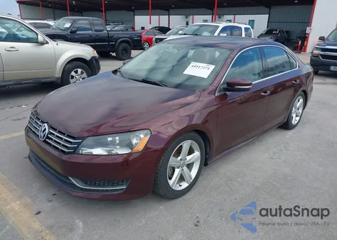2013 Volkswagen Passat 2.0L Tdi Se z USA, uszkodzony, nr VIN 1VWBN7A32DC114076